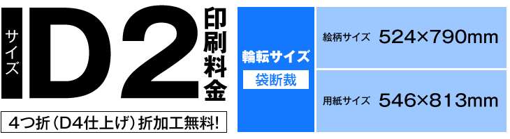 D2サイズ印刷内容